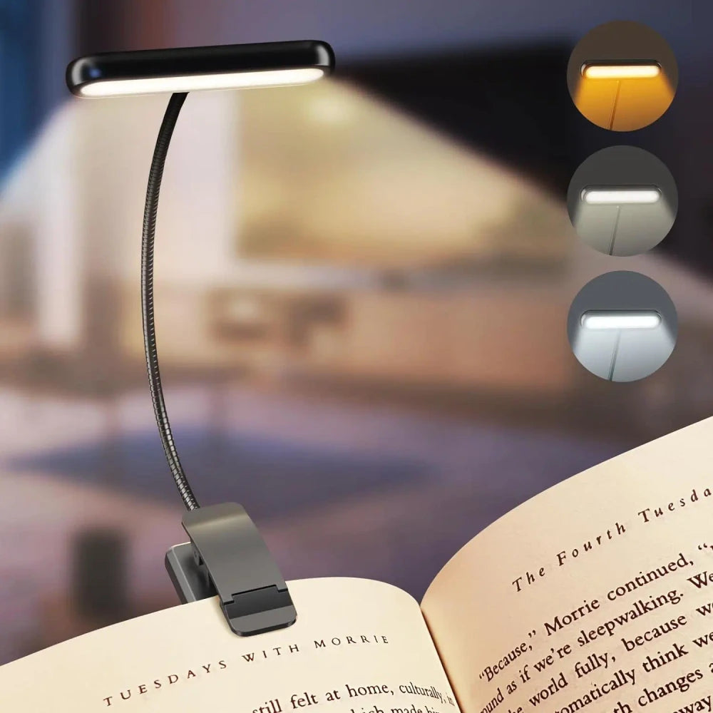 Rechargeable Clip-On Reading Light