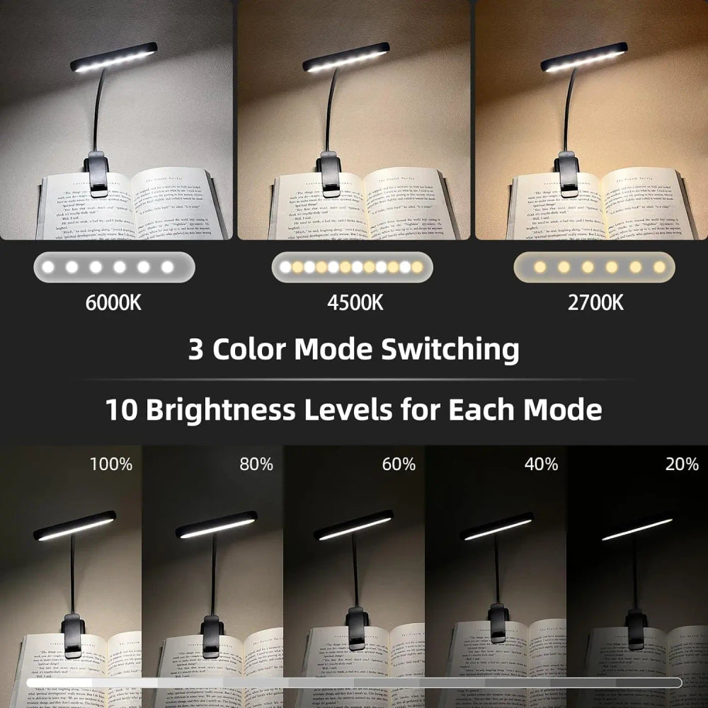 Rechargeable Clip-On Reading Light
