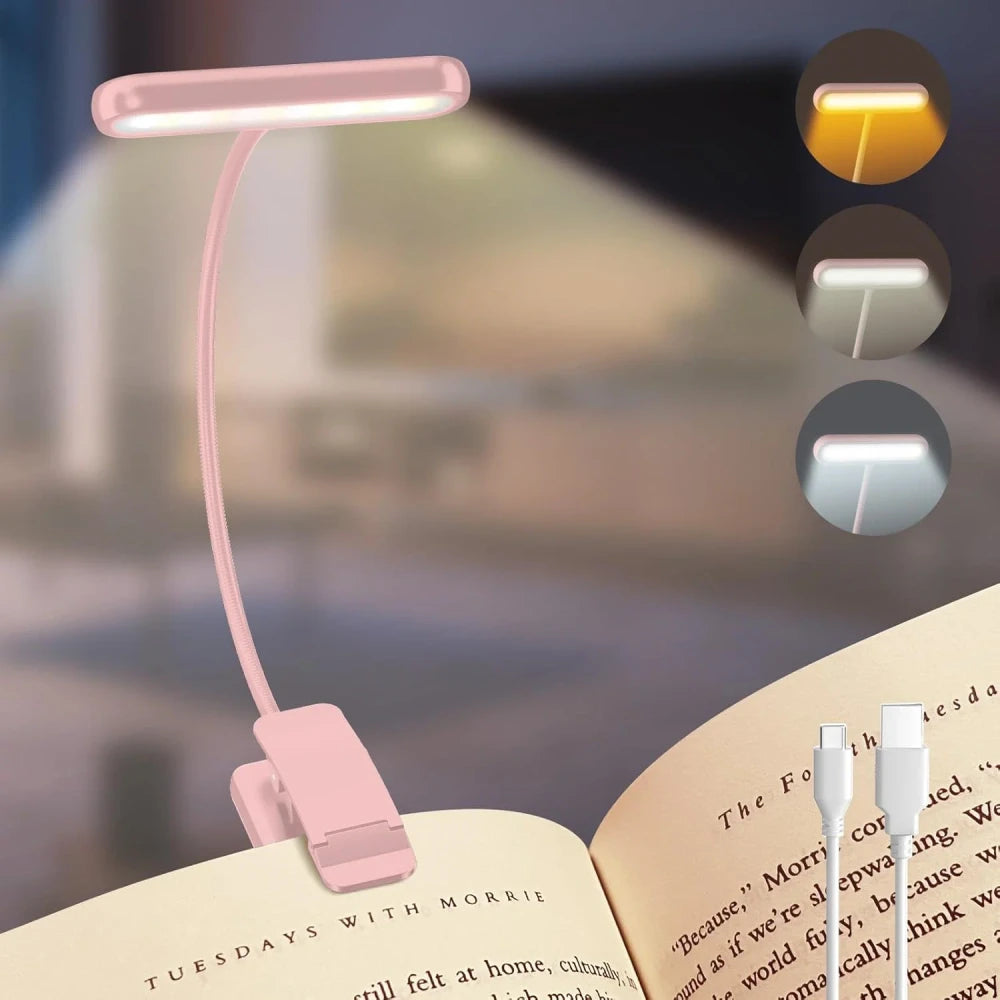 Rechargeable Clip-On Reading Light