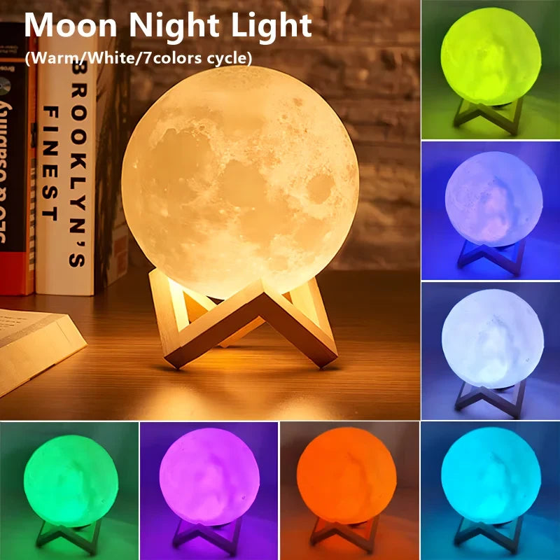 Moon Light Book Reading Lamp