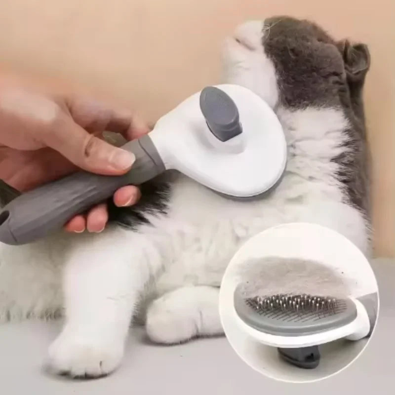 Self Cleaning Pet Hair Remover Brush