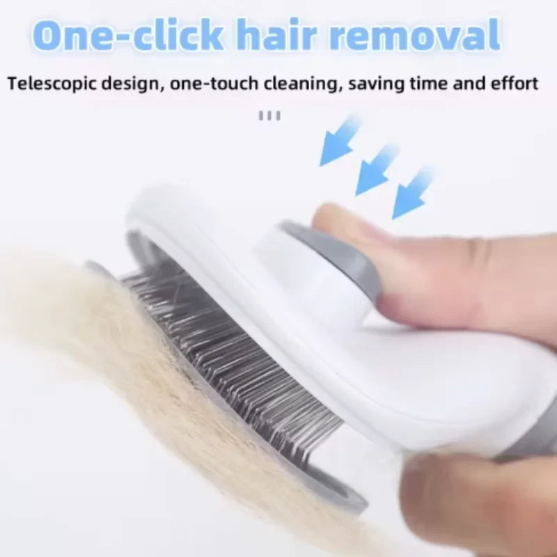 Self Cleaning Pet Hair Remover Brush