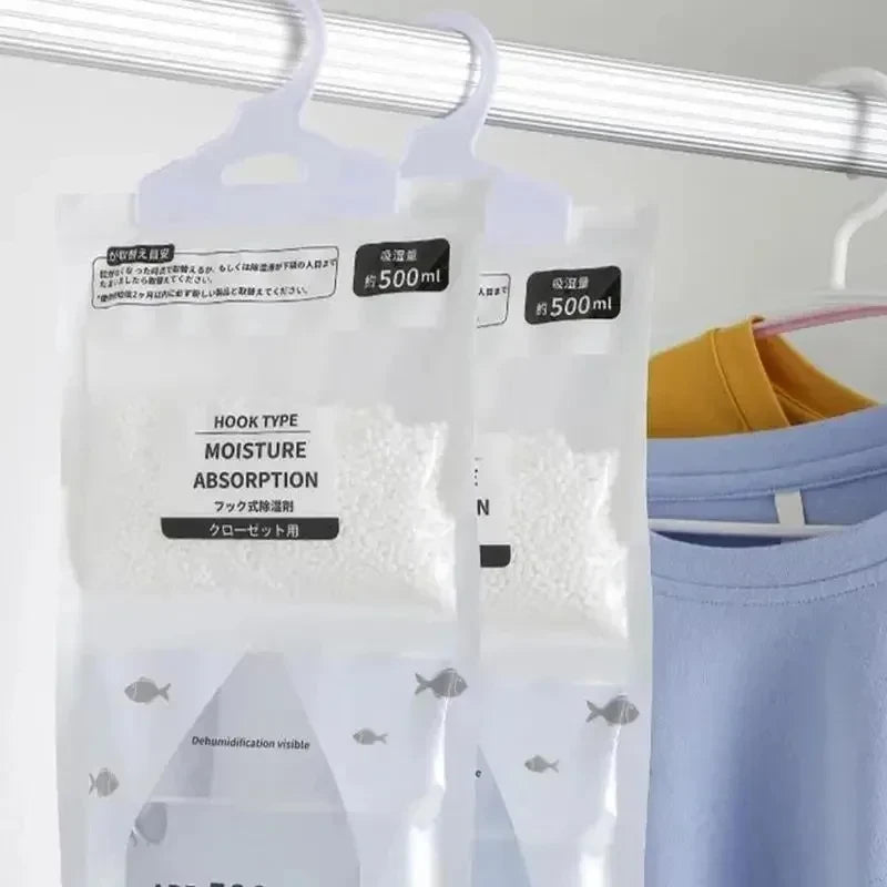 Hanging Moisture Absorber Wardrobe Dehumidifier Bag