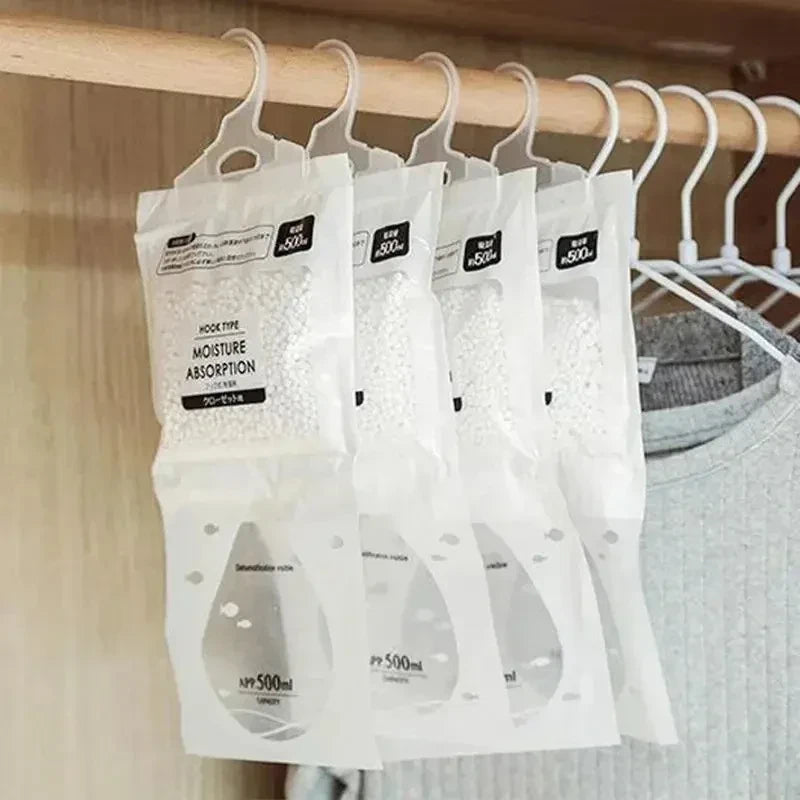 Hanging Moisture Absorber Wardrobe Dehumidifier Bag